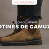¿Cómo limpiar botines de gamuza?