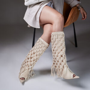 BOTA TEJIDA MONEMI NUDE
